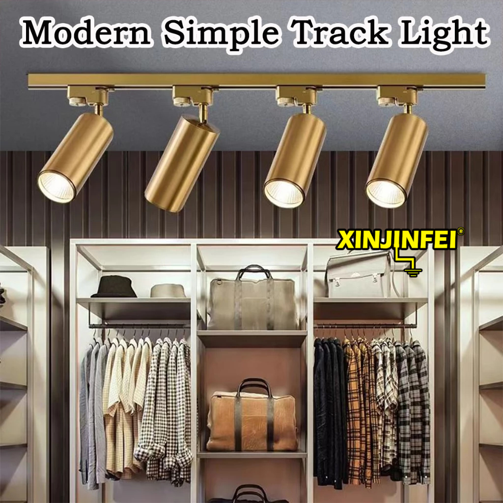 Modern Simple Track Light Commercial Dining Home GU10 Lamp Clothing ...