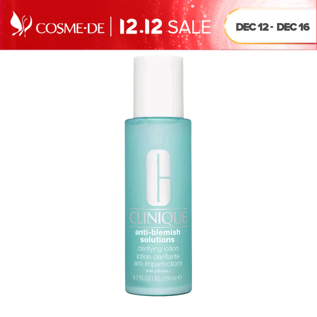 CLINIQUE Anti-Blemish Solutions Clarifying Lotion 200ml | Shopee ...