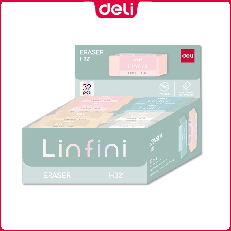 Deli EH321 TPR Eraser Mixed | Shopee Philippines
