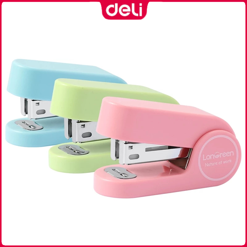 Deli 15 Sheets 24/6 & 26/6 Mini Stapler Mixed EM413 | Shopee Philippines