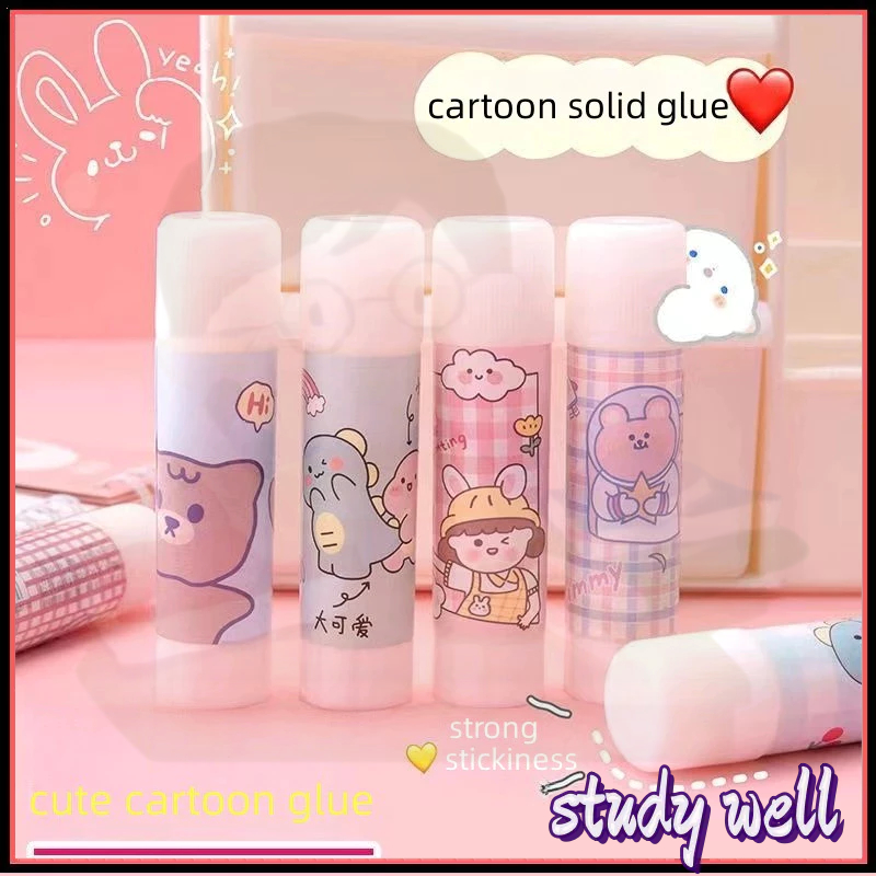 Cute Cartoon Solid Glue Stick 9g High Viscosity for Student School ...