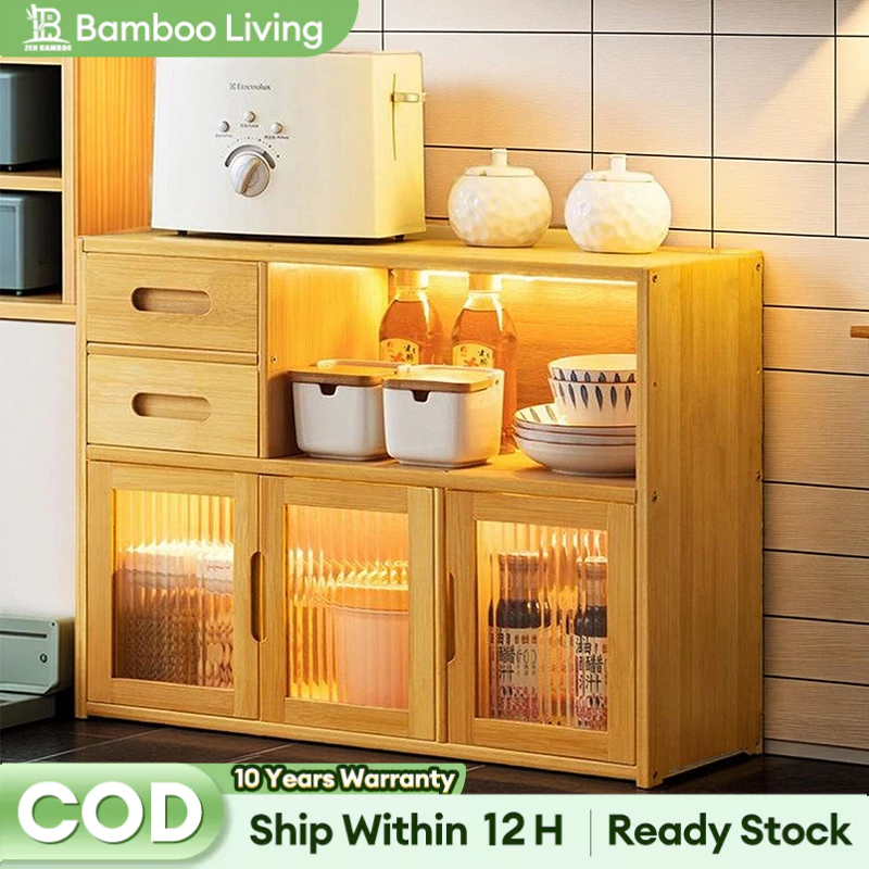 Bamboo Kitchen Storage Cabinet Bamboo Desktop Storage Cabinet 2 /3D And ...