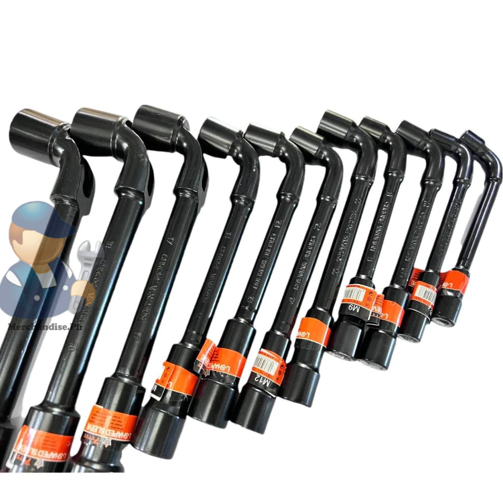 L WRENCH Socket 1piece 6point Black L-shaped sleeve Chrome vanadium ...