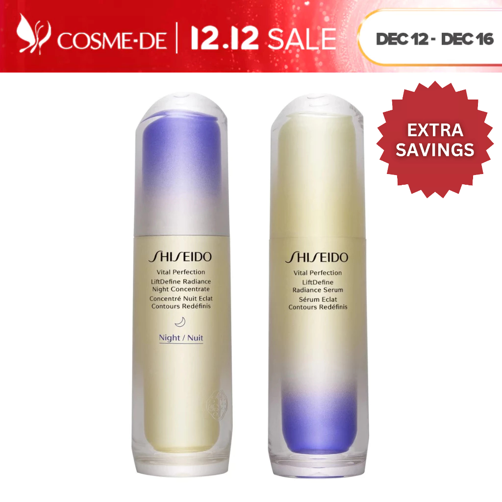 Sérum Shiseido Vital Perfection 50 Ml - Éclat & Fermeté - Neuf Sans Boîte - Pour Peau Mature