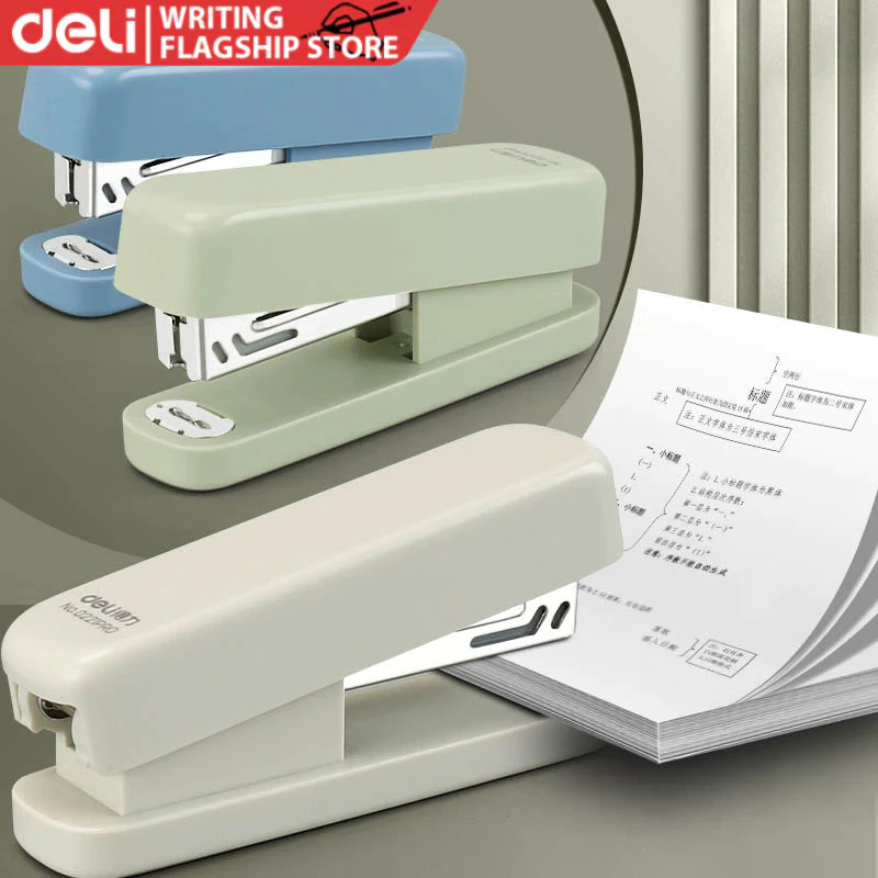Deli Stapler Suit Mixed 1 Set School Office Equipment 0221PRO | Shopee ...