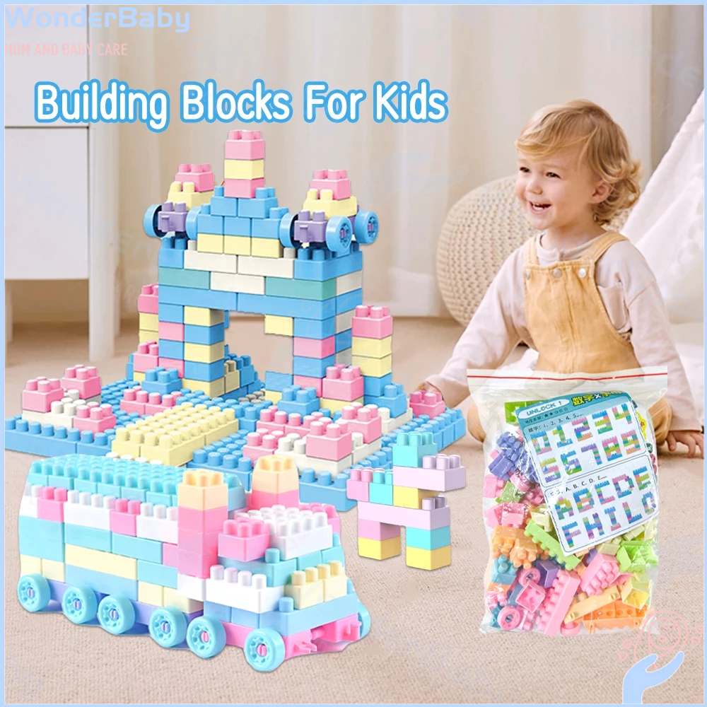 Wonderbaby Big Building Blocks Set Bricks Toys for Kids DIY Creative ...