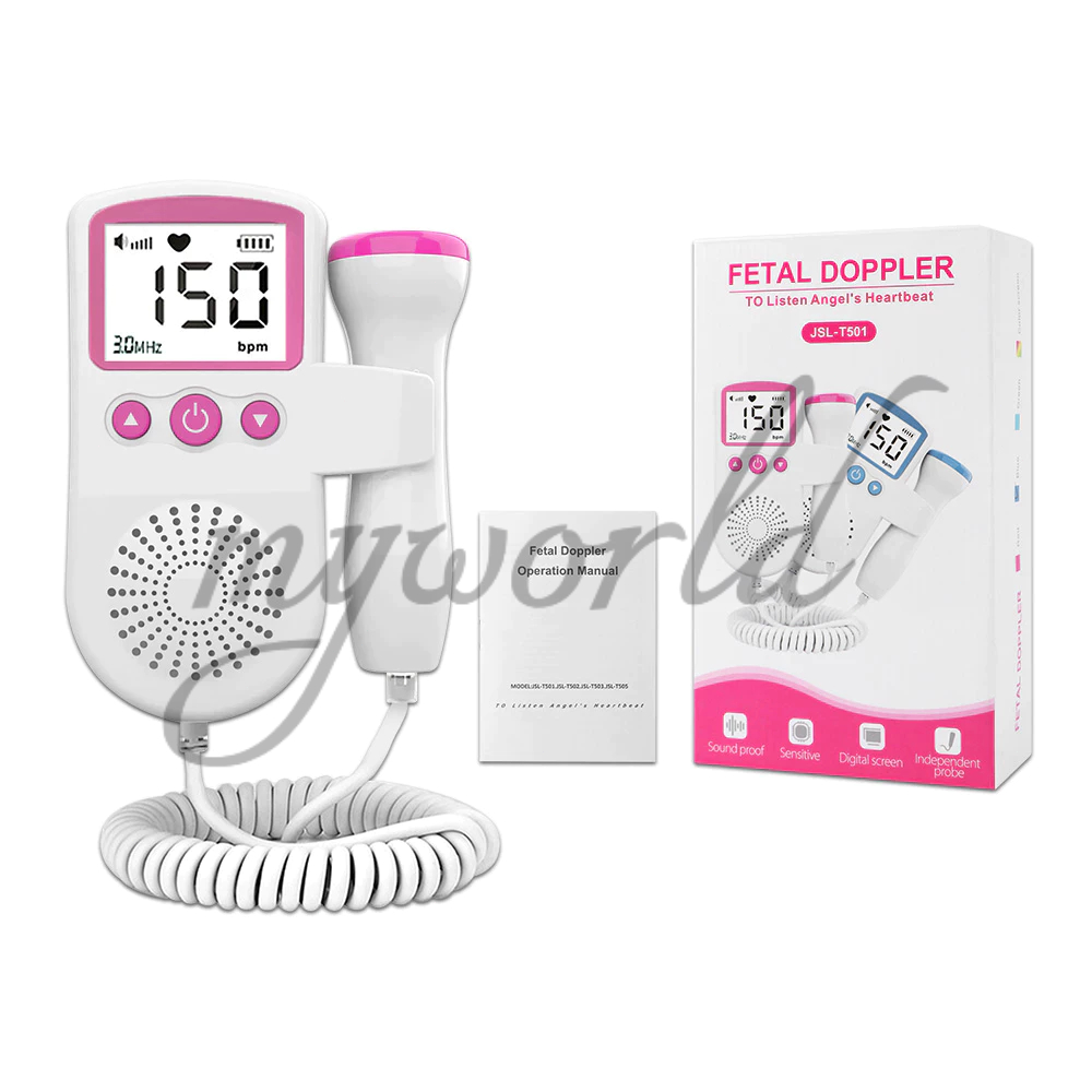 Fetal Doppler Upgraded Fetal Home Pregnancy Heart Rate Monitor Baby ...