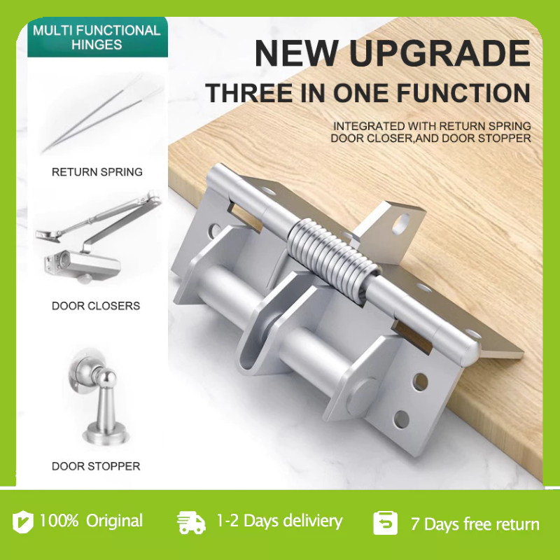 Adjustable Self Closing Door Hinge Metal Automatic Spring Door Closer ...