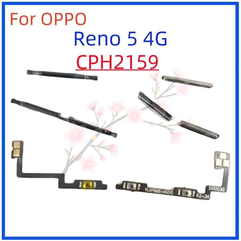 On off Power volume button flex For OPPO Reno5 Reno 5 4G CPH2159 ...