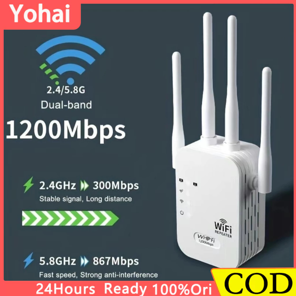 ✅100% Wifi Repeater 300Mbps Fast Speed WiFi Range Extender High Speed  WirelessNetwork Signal Ex
