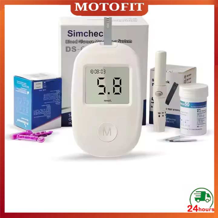 Glucometer Set Blood Glucose Meter FREE strips & lancets | Shopee ...