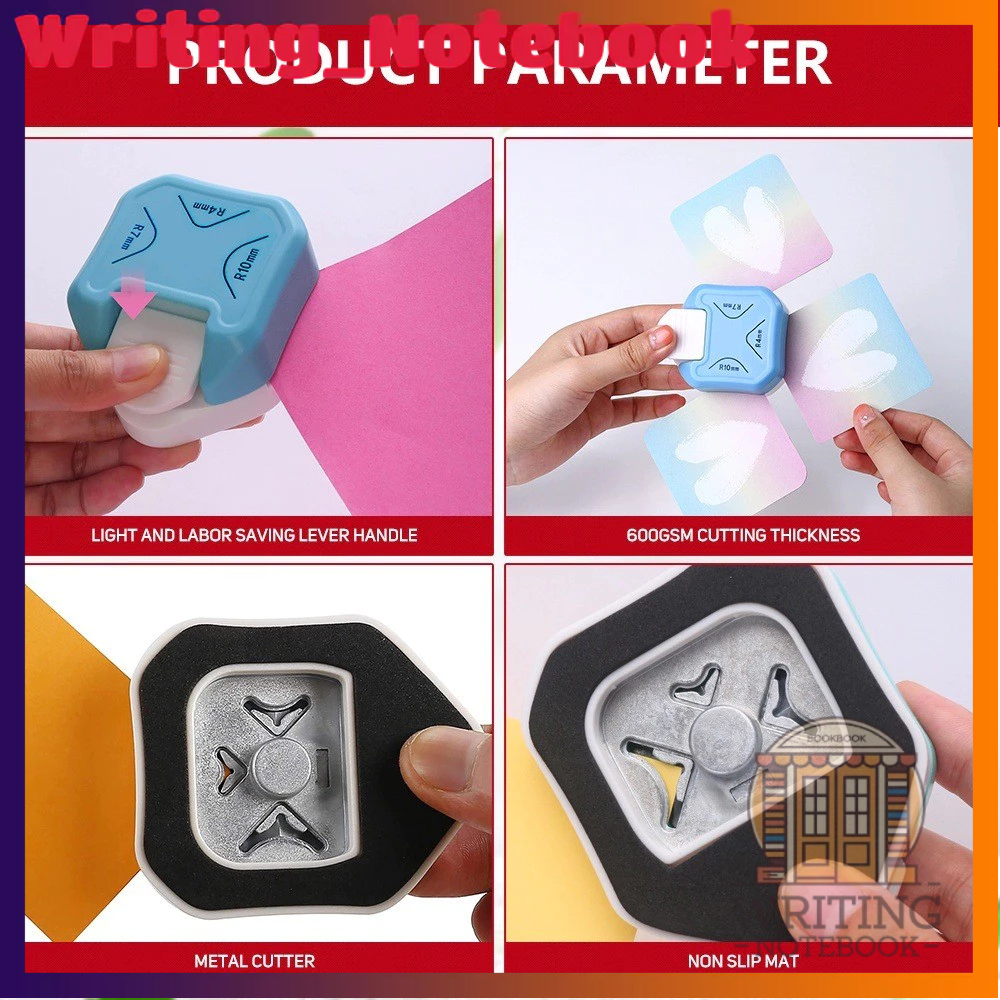 R4 Corner Puncher for Paper Photo Card Paper Punch Laminate Side ...