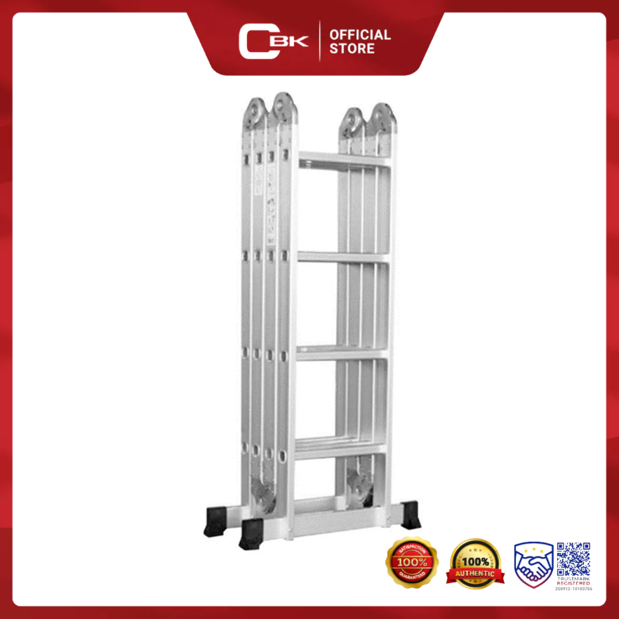 HOMER Multipurpose Ladder 4*4 Step Aluminum HOMAY404 | Shopee Philippines
