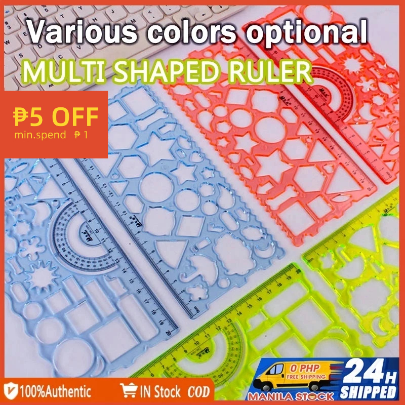 Multifunctional Drawing Ruler Geometric Function Drawing Measuring ...