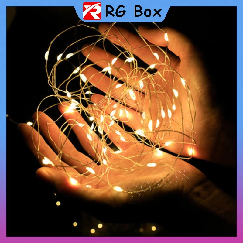 Small LED Lantern Flashing Light 1M LED Light String Fairy Three-modes ...