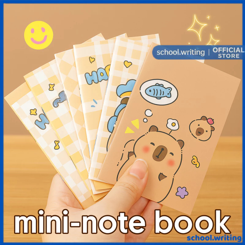 32 Pages Mini Cartoon Notepad Portable Small Book Japanese Style ...