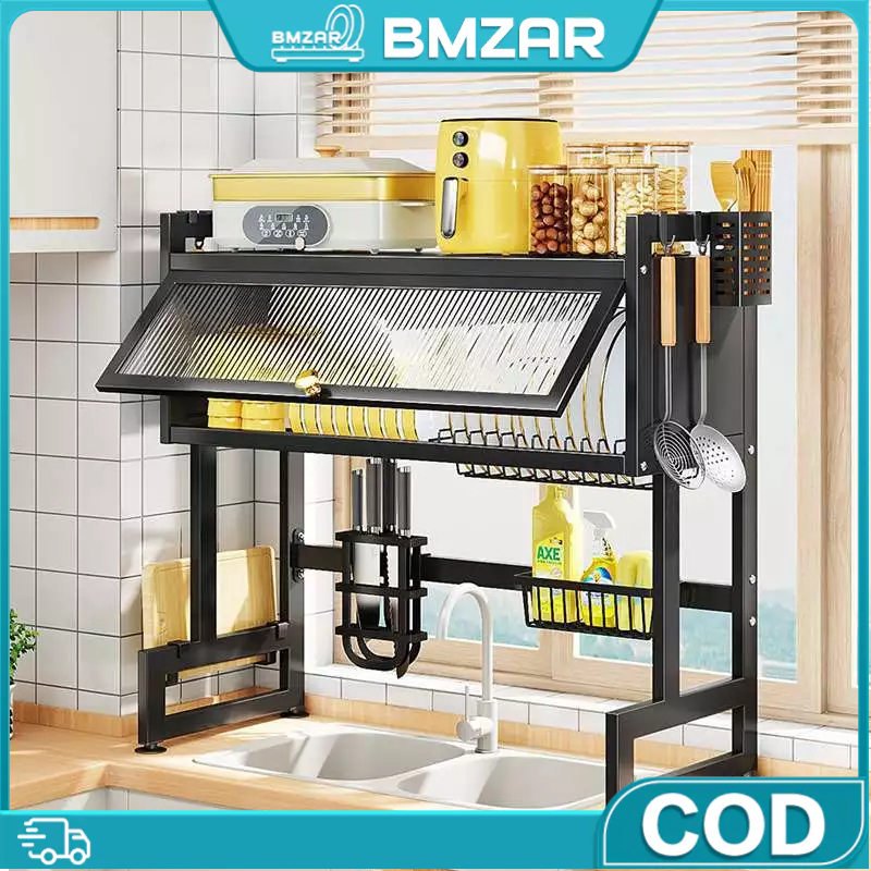 Kitchen Organizer Storage Rack Kitchen Shelf Clamshell Sink Shelving ...