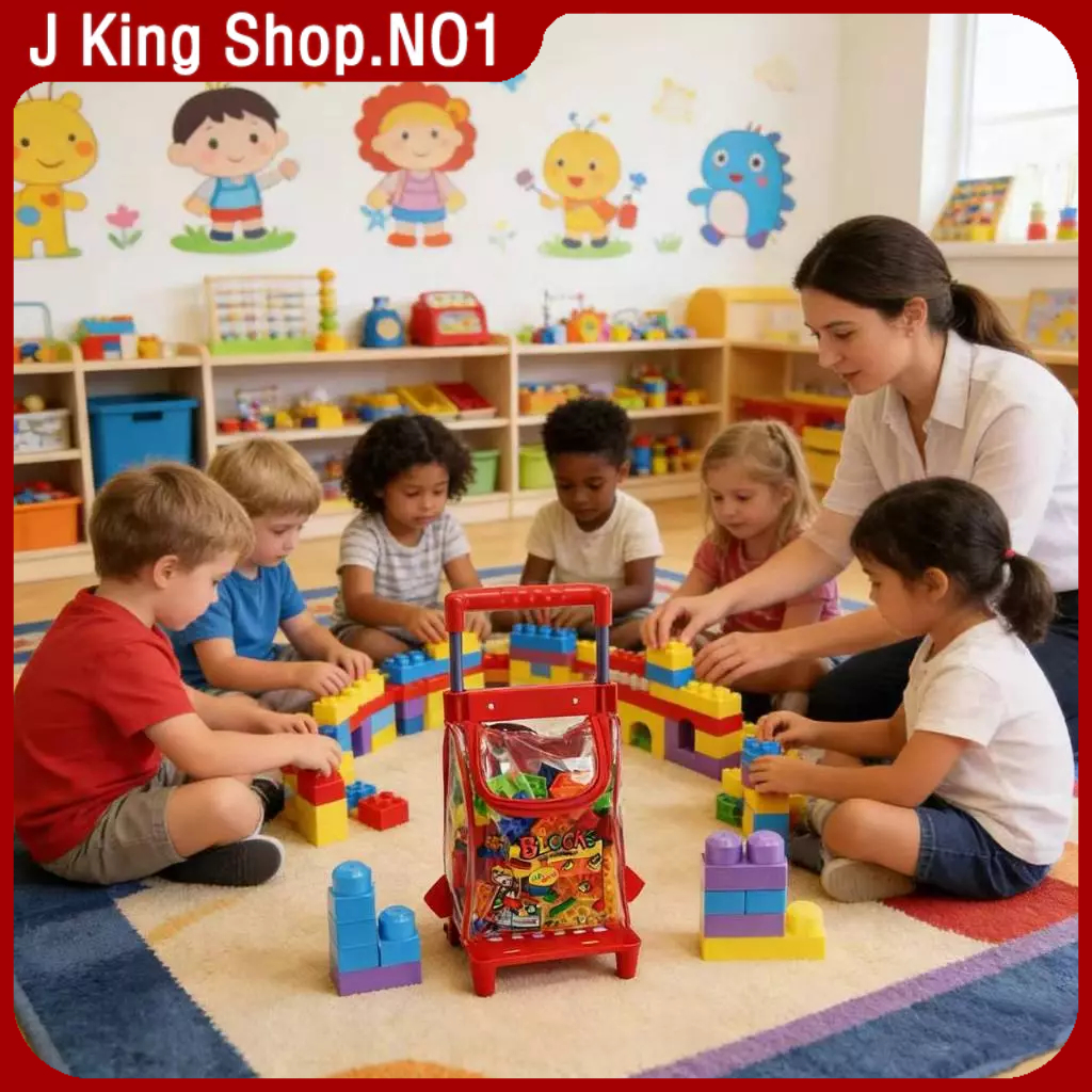 J King #Fun Blocks Stroller Toy Set Creative Toys Educational Toy (With ...