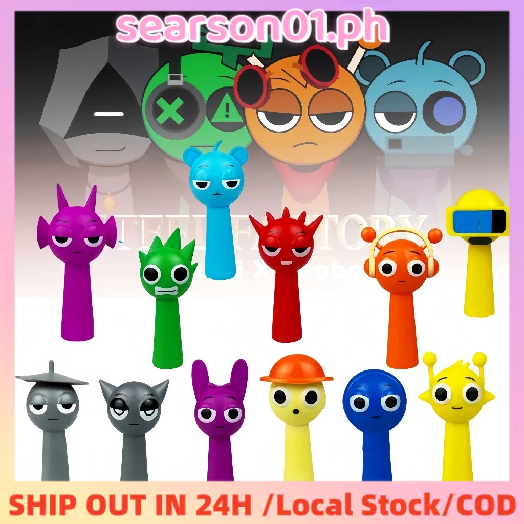 【READY】48 PCS Incredibox Sprunki Model Action Figure Ornaments Toys ...
