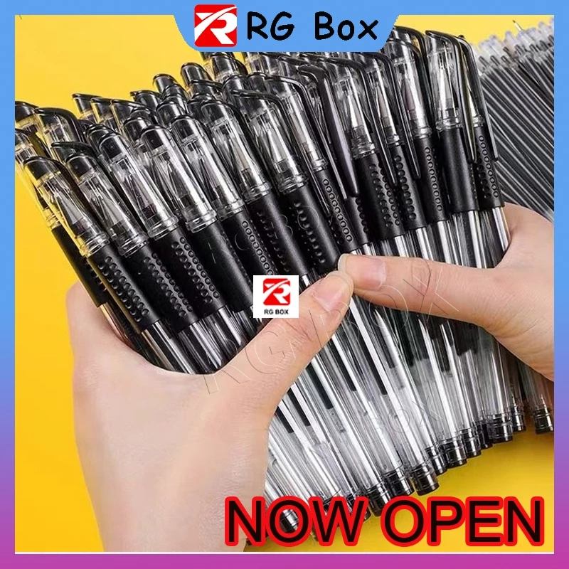 Wholesale 100/50 /20Pcs Ballpen Set Gel Pen Black Refill Ball Pen Sign ...
