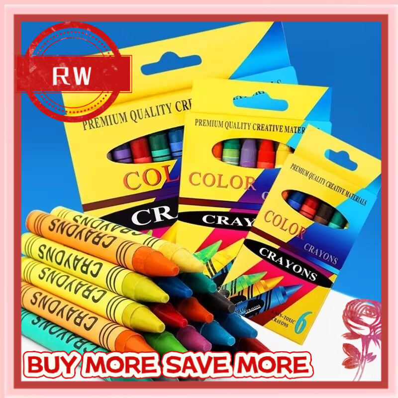 Generic Crayons 6 to 24 Color Non Toxic Arts and Crafts School Supplies ...