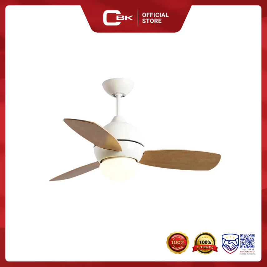 ACO nest Azure Series Ceiling Fan with Light 3-Blade 36