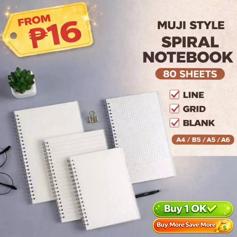 Shop muji spiral notebook for Sale on Shopee Philippines