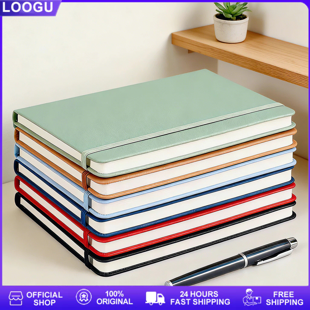 Thickened Notebook With Elastic Strap Moleskin Notebook Hardbound ...