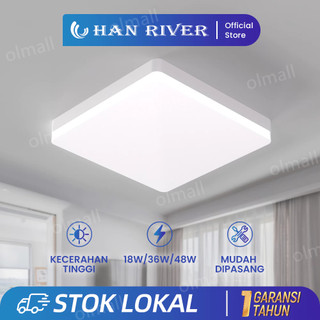 Tri Color Ceiling Light Modern LED Room Lamp For Bedroom Living Room ...