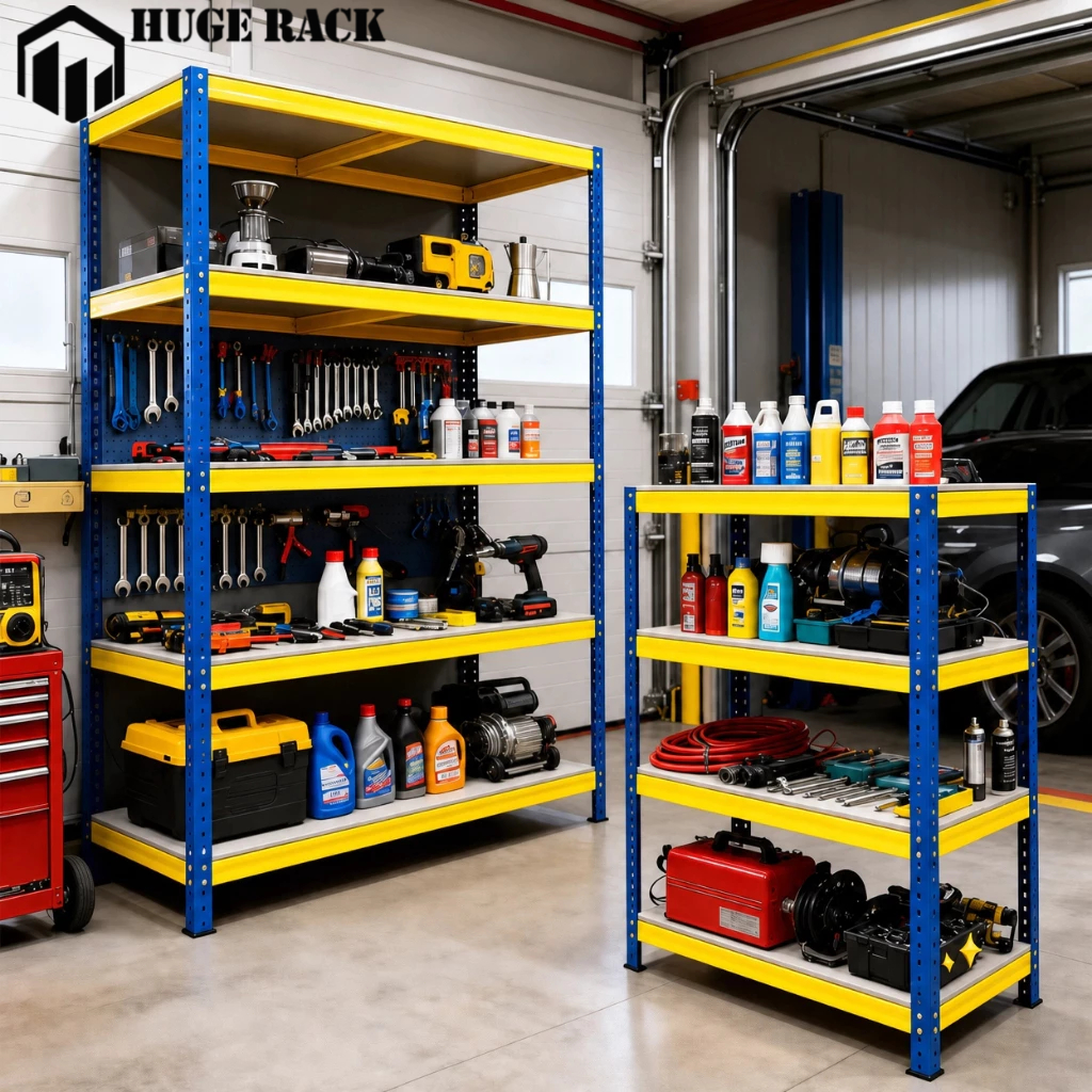 Heavy Duty Shelves 3/4/5 Layers Adjustable Boltless Metal Storage Rack ...