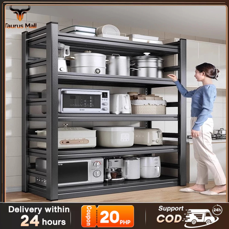 [LOAD 250KG] All Metal Rack 3/4/5/6 Layer Heavy Duty Steel Rack Metal ...