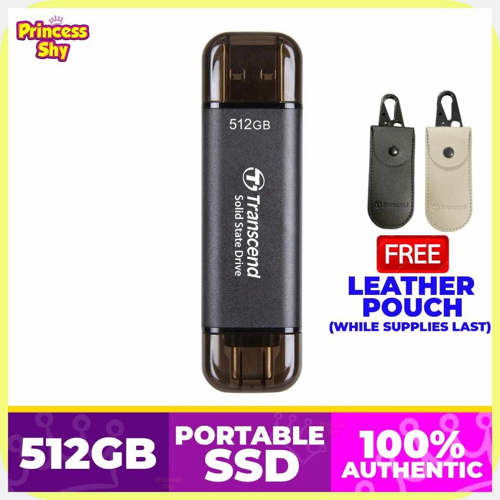 Transcend_Vt*ESD310`C[512GB!M,Dual!E,X+z+USB!q,Flash!j,Drive Type C ...