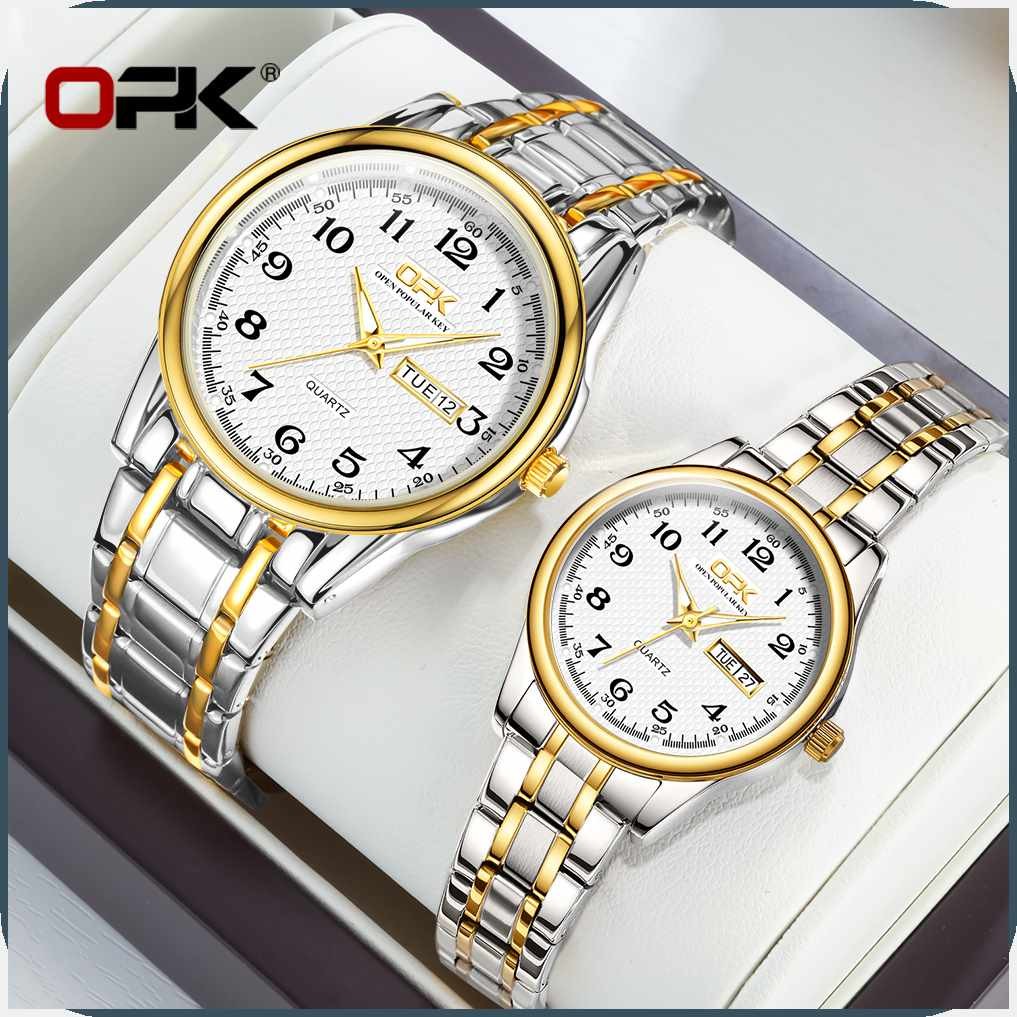 OPK[H]Couple{gu/Watch~wm?Waterproof)nx>Original)sU>Silver)MP>Gold)sk ...