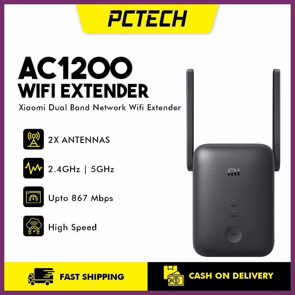 Xiaomi'ln]WiFi]g_Extender+eY@eA@Ac1200+rF@5.0ghz+Ze@1200mbps+YO[Wi-Fi ...