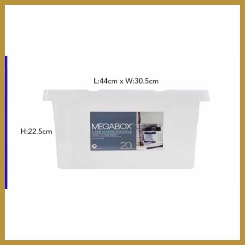 Megabox?I;Storage,W)Box/T$20]y#Liters | Shopee Philippines