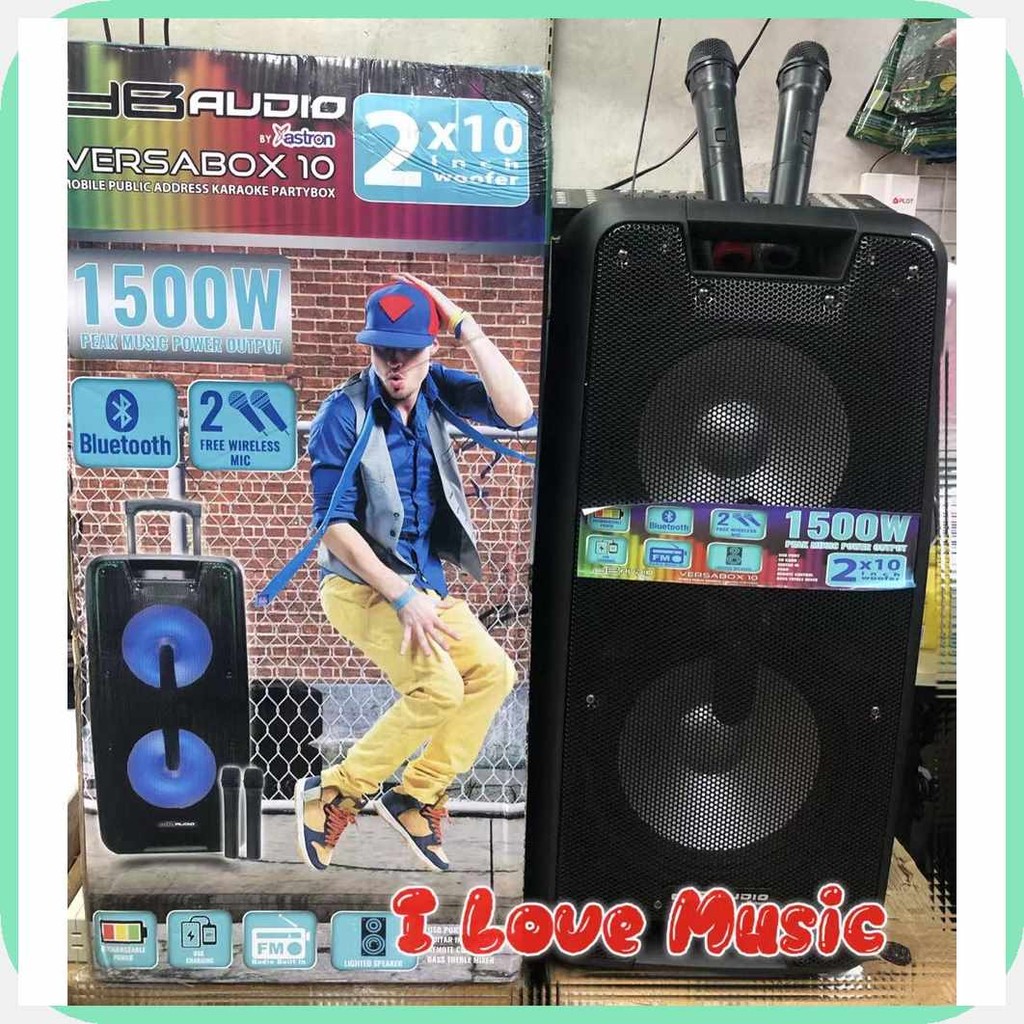 DB#TB%AUDIOSR#versabox#PY.10#tn.1500watts#Gt.trolley#BU.speaker#Xx.w/#A ...