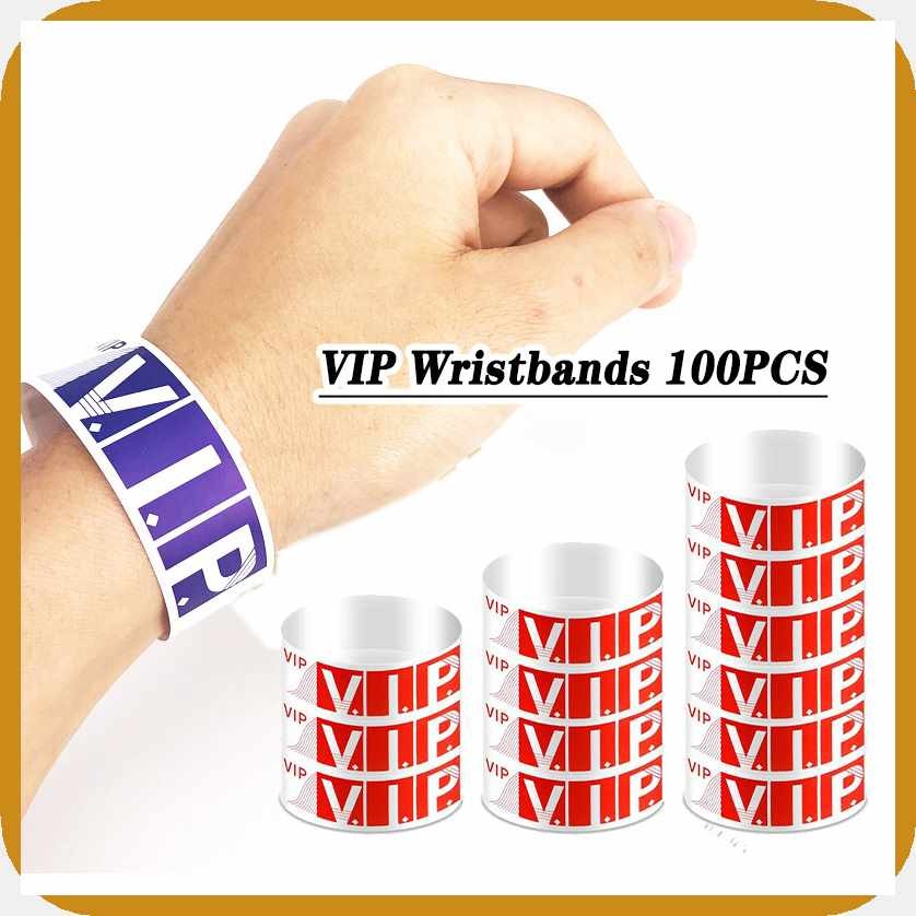 100pcslJ#Vip_L'WristbandsQNVariety-DKFor-OuEvents-KDParty-QIVip ...