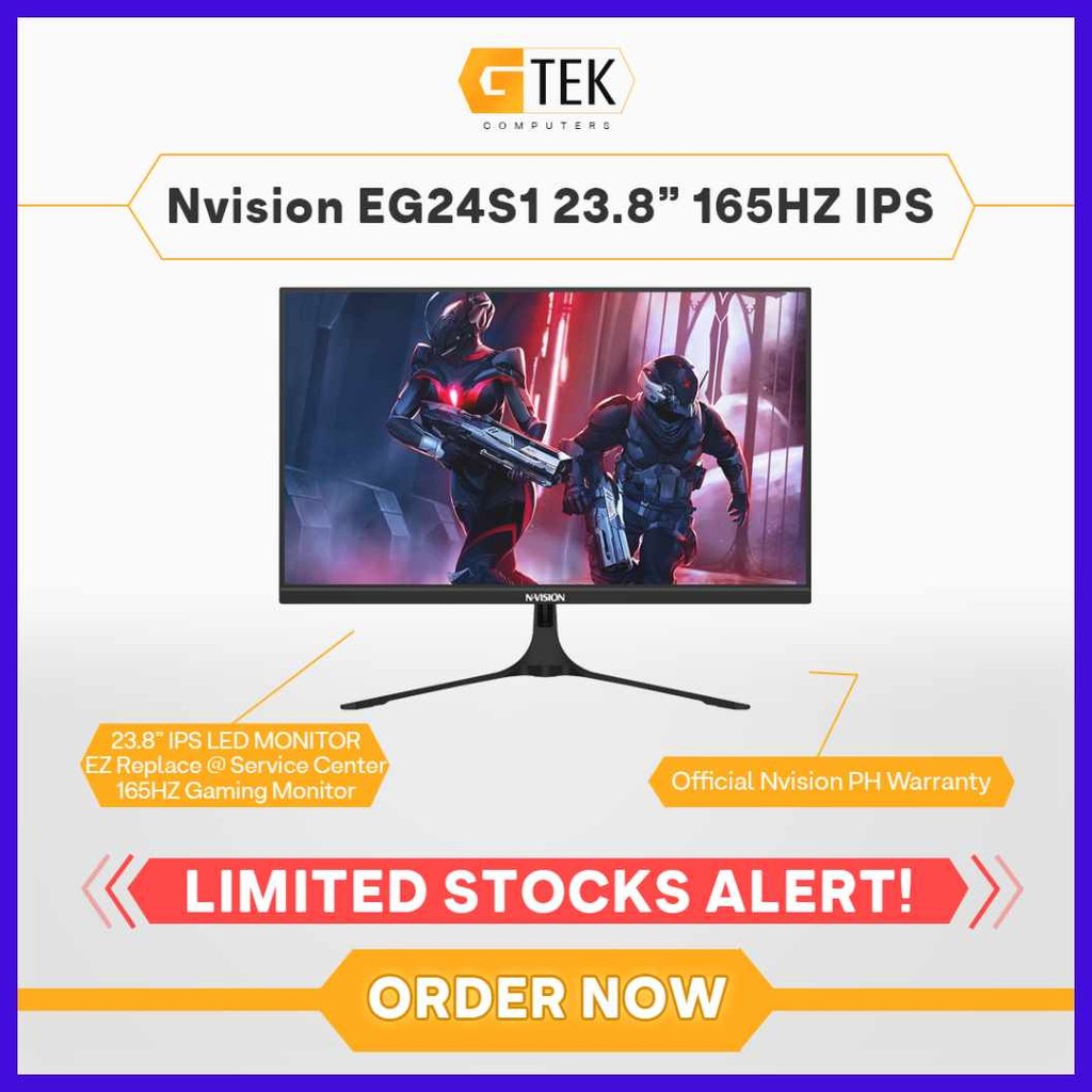 Nvision,N'EG24S1;xA`J`EG24SW;jc`24;yk`Full;a`HD;X`1080P;y`165Hz IPS ...