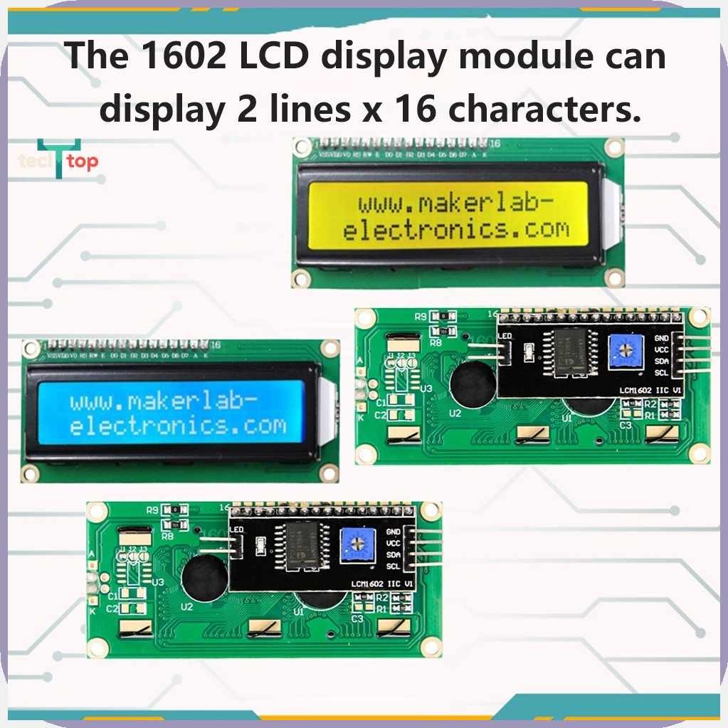 1602_D)LCD[aP,Display,gN[Module,LZ[16x2,As[Character,zF[Module,k[Blue+y ...