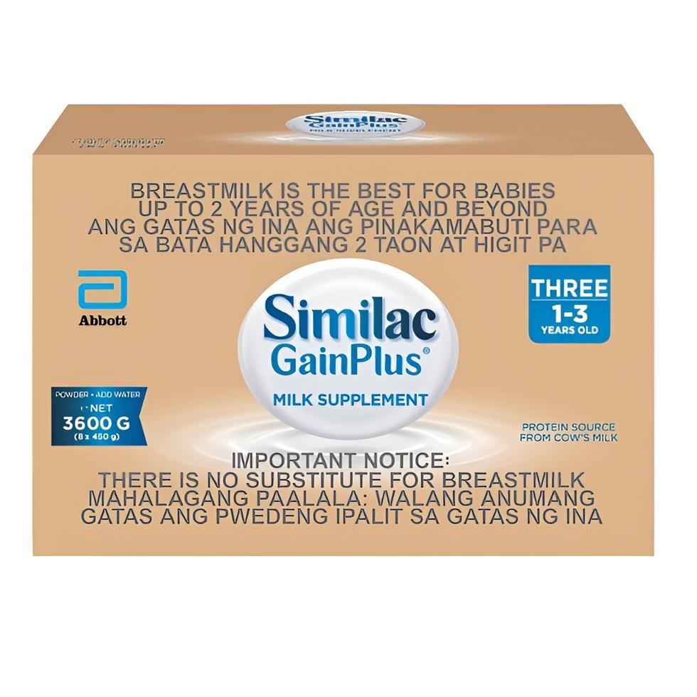 Similac Gainplus 1 To 3 Years Old Milk Supplement 3.6Kg - Childrens ...