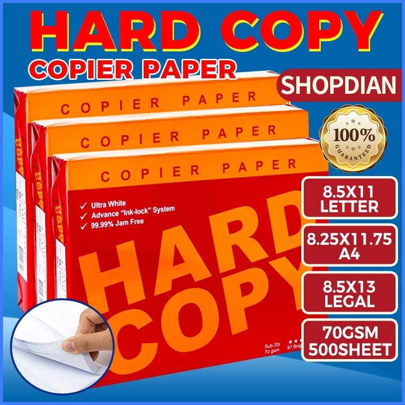 Hard}w-Copy)t$Bond/XJ^Paper/oH^70gsm/bh^(Short/A4/Long)/gt^500Sheets ...