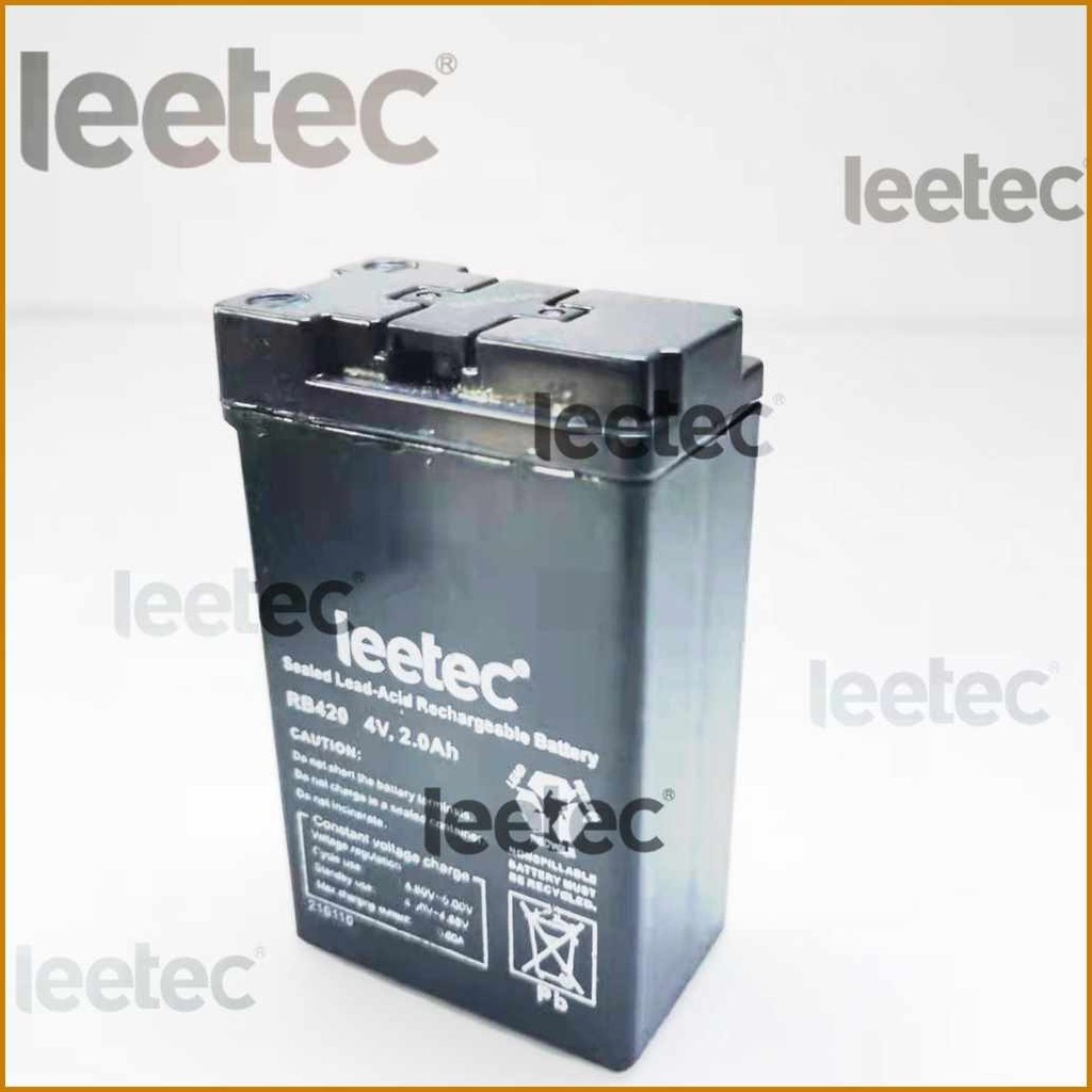 Rechargeable/R+Battery/l)Sealed}bm)Lead-Acid}N)4V}Q)2.0Ah}y)LEETEC}N ...