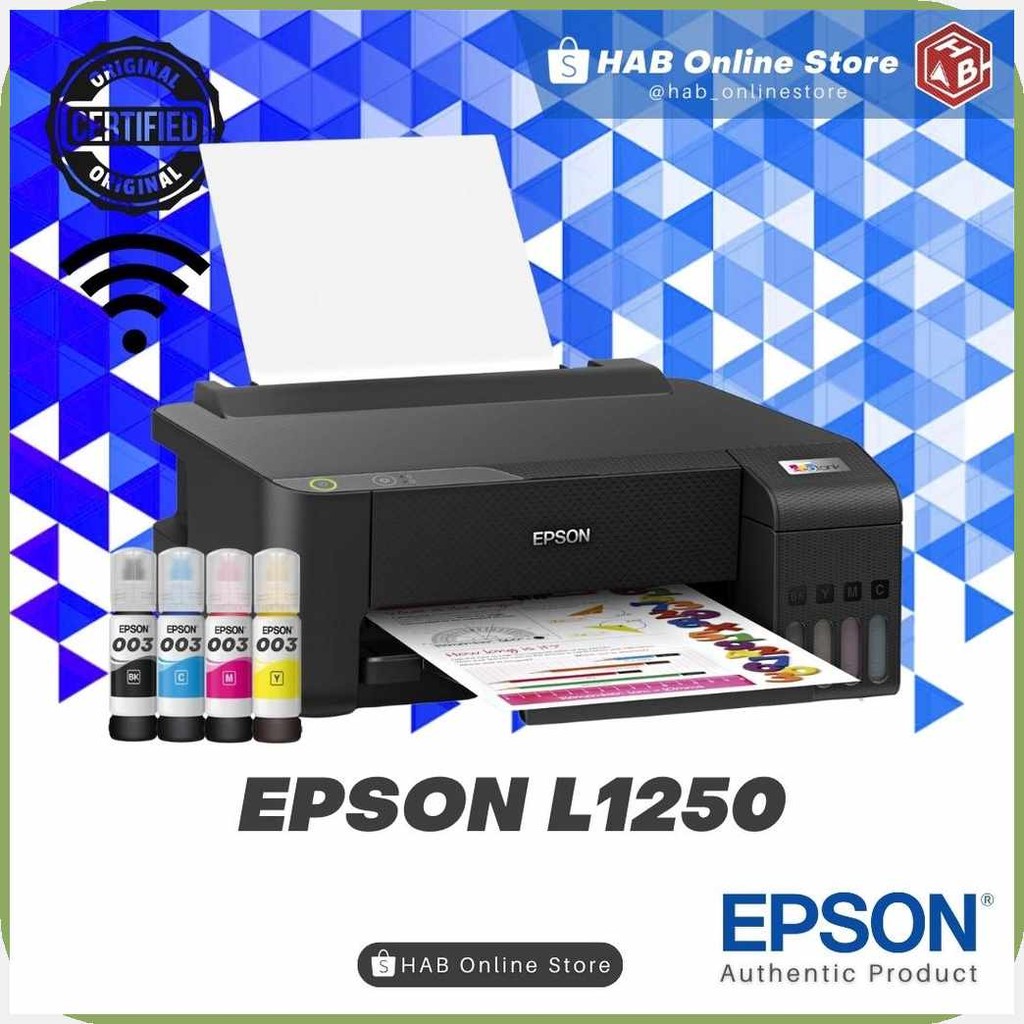 Epson=Ck*L1210+Pw`/&L1250&EcoTank&Single&Function&Printer&Continuous ...