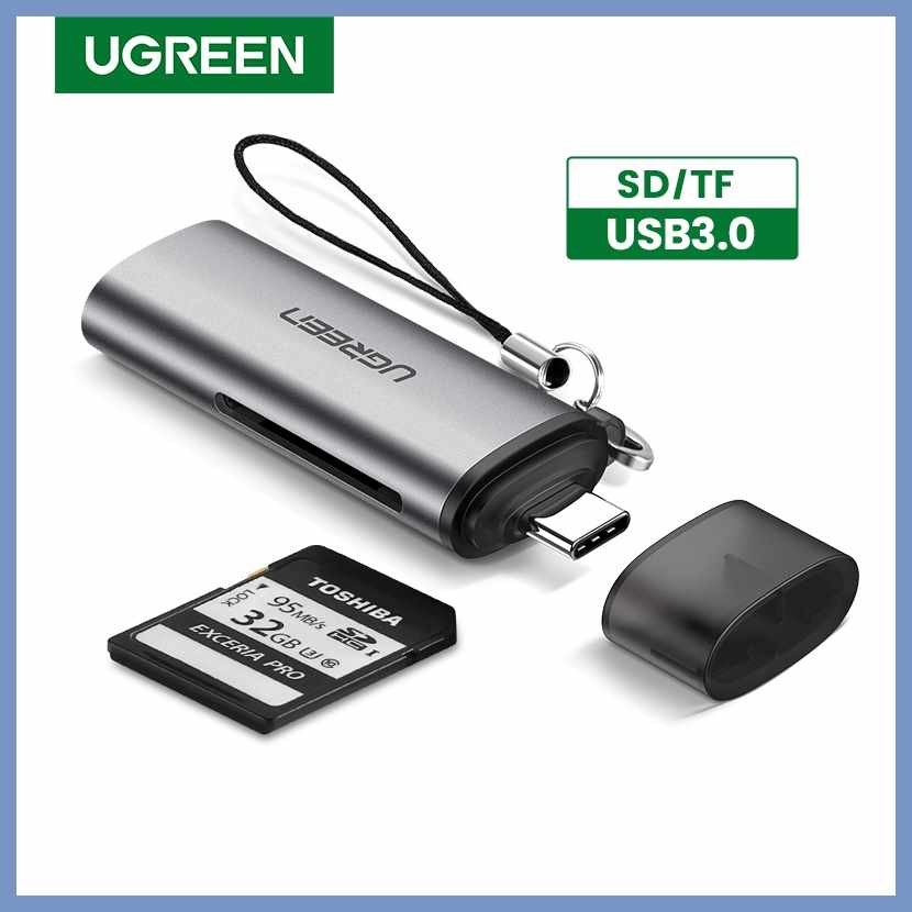 UGREEN:Y@USBt%C/USB~AY?3.0*wk?Type*qR?C*NC?Card*Iw?Reader*P?Dual Slot ...
