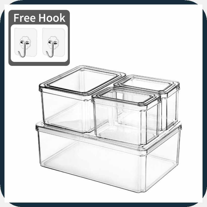 FreeZm>Hook;AR;4Pcs;qc`Food;aH`Storage;BV`Containers;fy`Stackable;fv ...