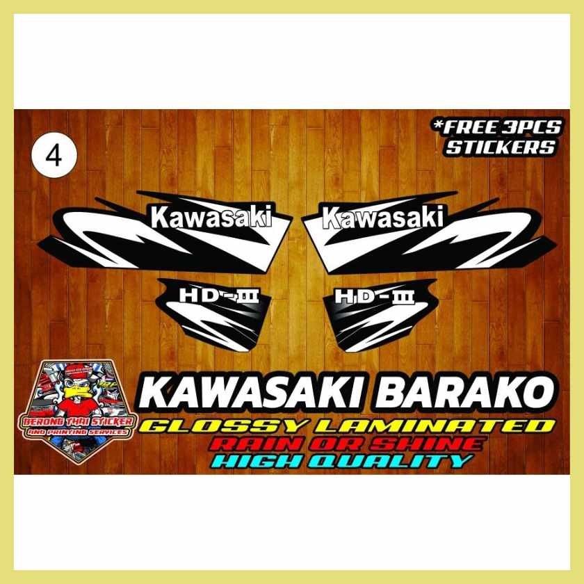 Kawasaki!u[Barako,C[Decals | Shopee Philippines