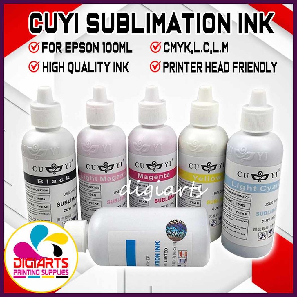 CUYI;AP$SUBLIMATION@W]INK>f)100ml}m)(CMYKLCLM) | Shopee Philippines