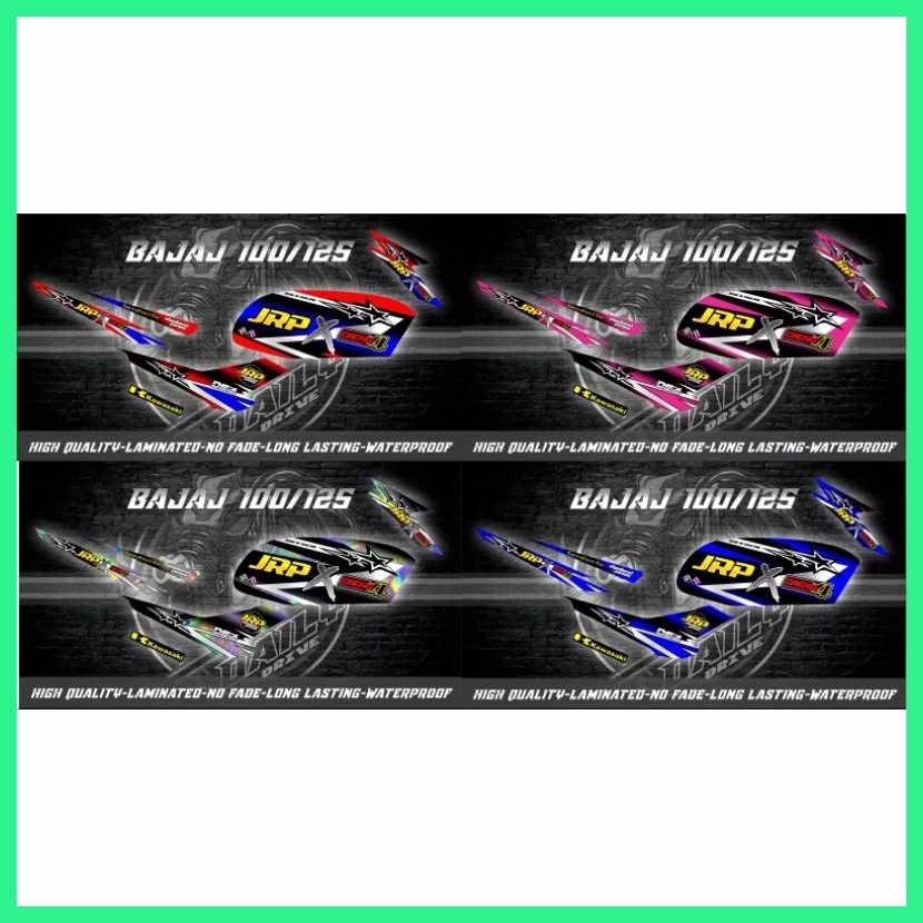 KAWASAKI-Vu[BAJAJ`Kq>CT-100/125]jU.STOCK#hG.SIZE#rE.DECAL#B.STICKER($S ...