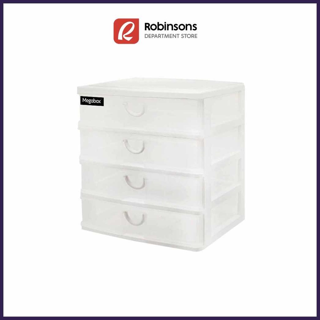 Megabox$h%4-Layer'P>Drawer/HD$(White) | Shopee Philippines