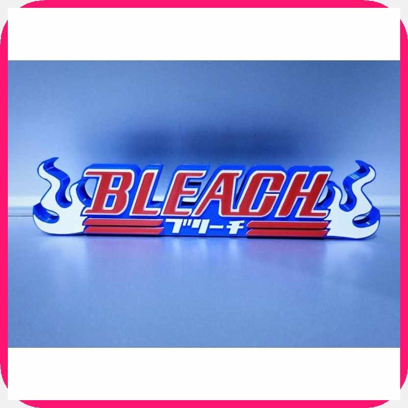 Bleach*fg#Sign]A!3d&g`Printed;a`logo;z`for;s`Bleach;z`Collectible;ee ...